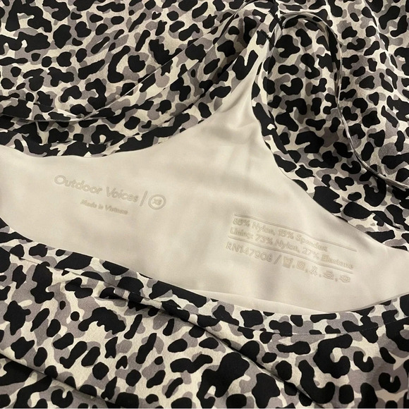 Outdoor Voices The Exercise Dress Snow Leopard Active Athletic Tennis Running XS - Picture 3 of 11